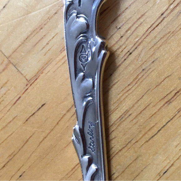 Sterling Serving Fork and Spoon - Picture 7 of 7